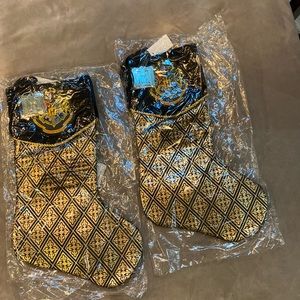 Pair of Harry Potter Hogwarts Christmas Stockings
